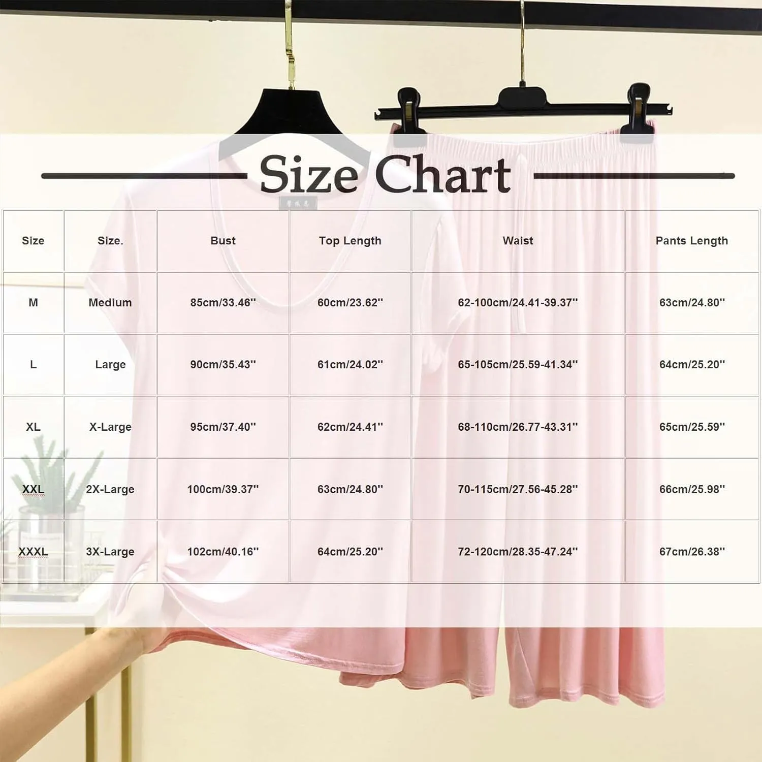 Summer Capri Pants Modal Pajama Sets Women Soft Comfy Lounge 2 Piece Outfits with Short Sleeve V Neck Tops Sleepwear