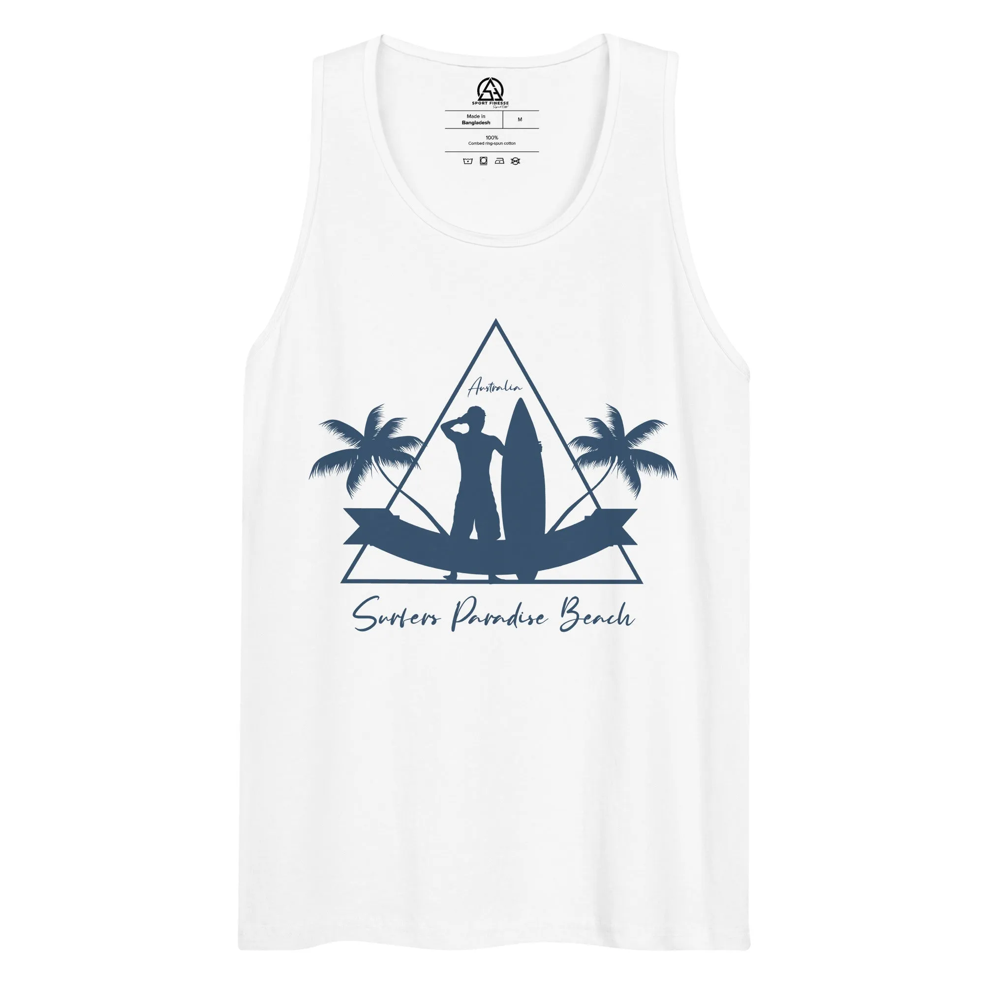 Surfers Paradise Beach Men’s premium tank top