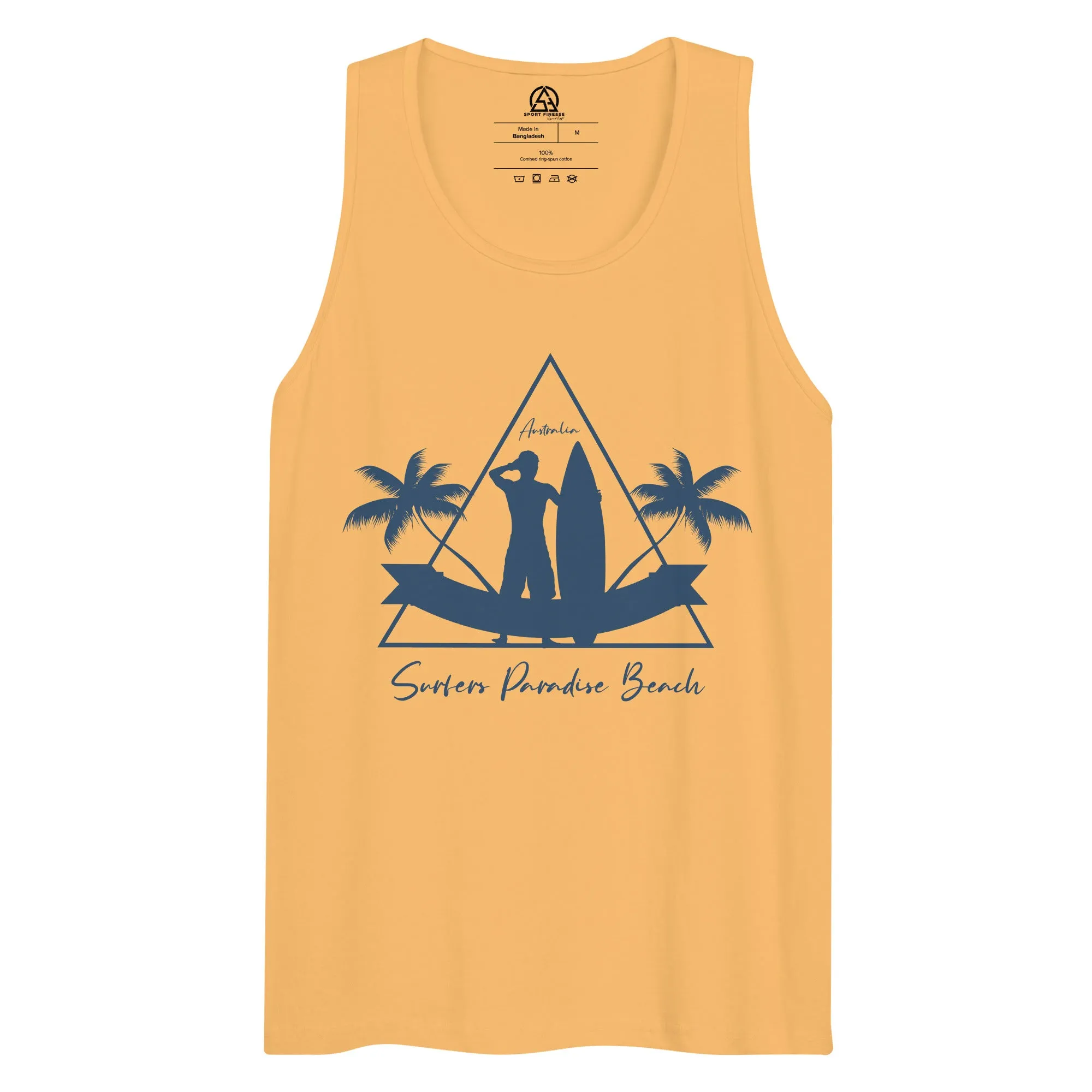 Surfers Paradise Beach Men’s premium tank top