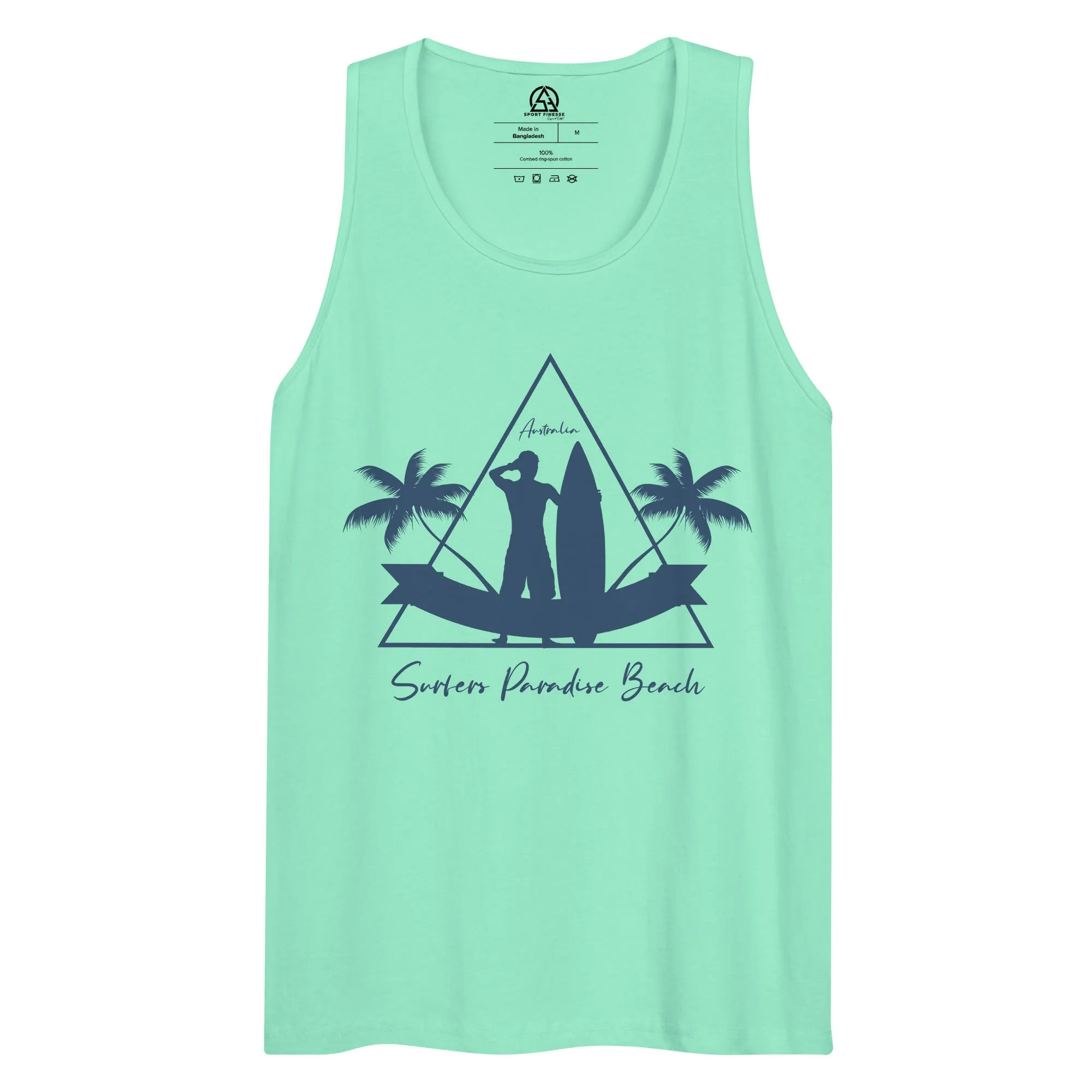 Surfers Paradise Beach Men’s premium tank top