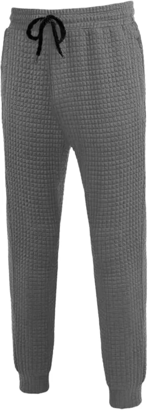 Sweatpants for Men Loose Fit Open Bottom Trouser Lightweight Athletic Long Pant Mens Jogger Sweatpants with Pockets