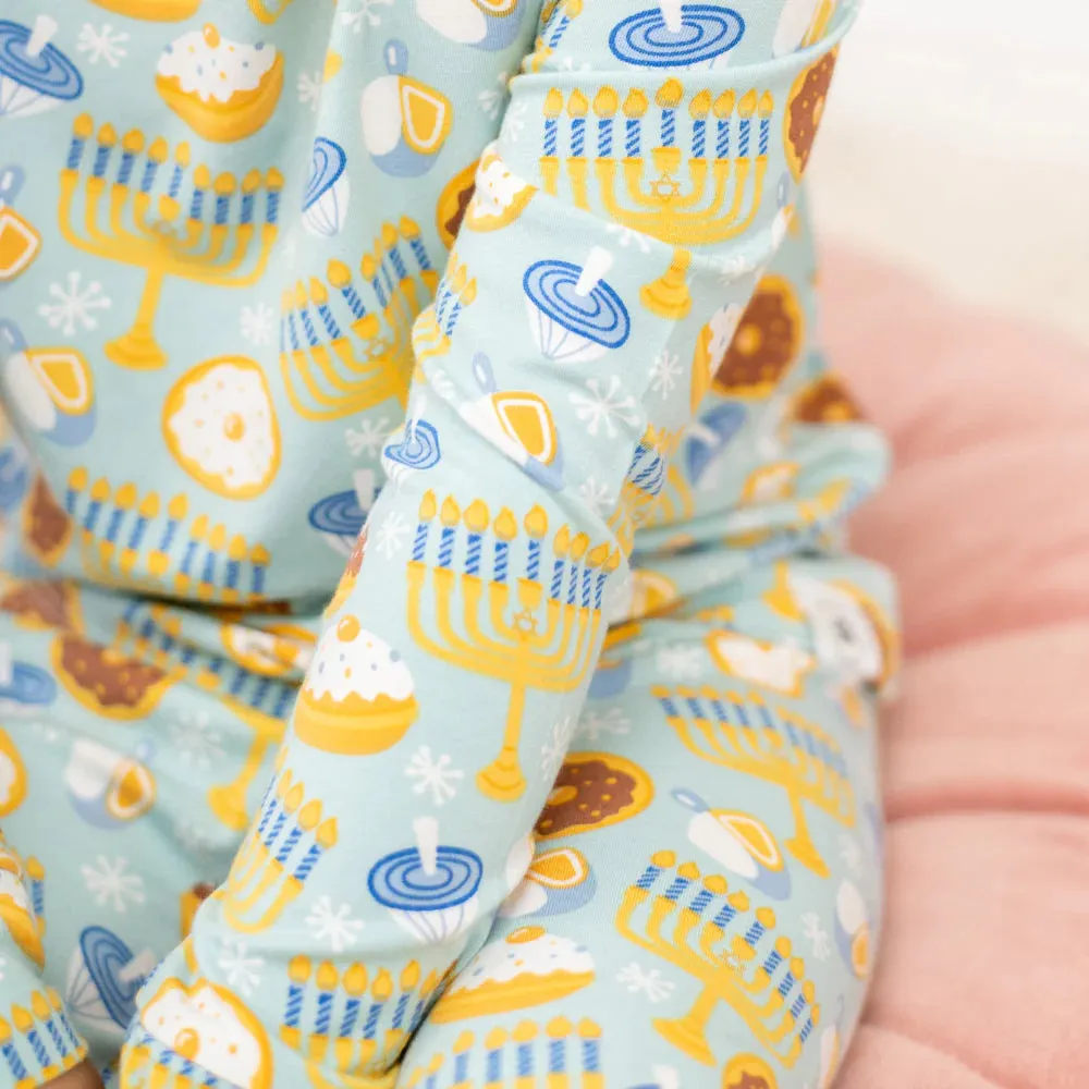 Sweet Bamboo | Hanukkah Big Kid Pajama Set