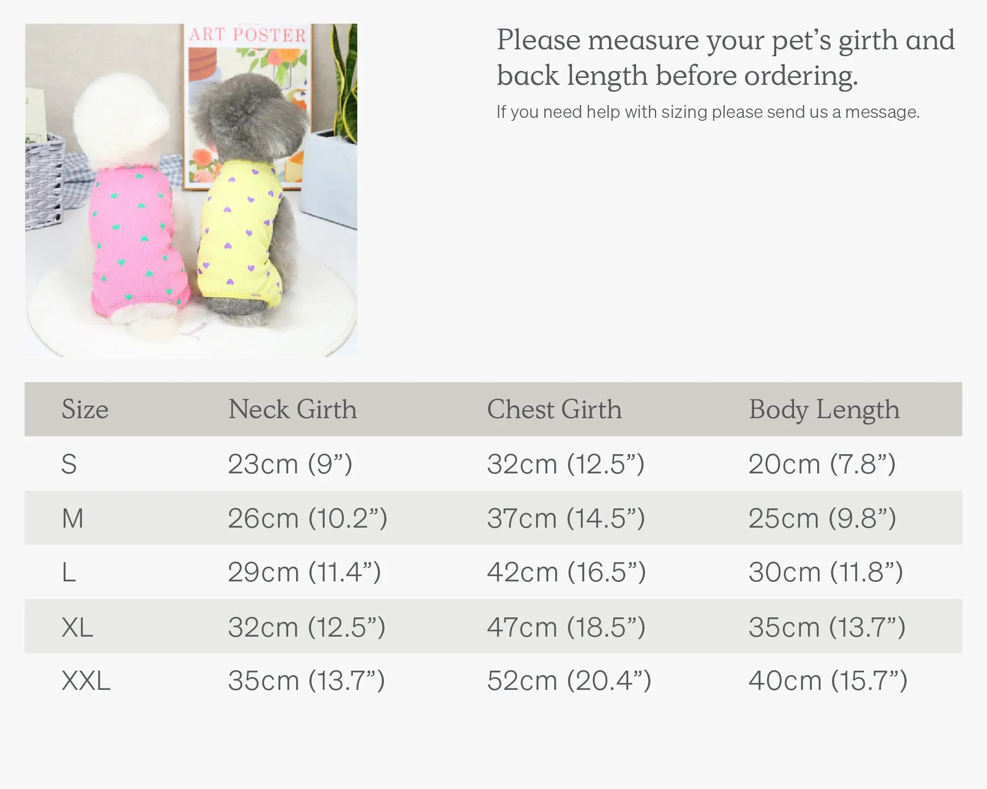 Sweetheart Pet Pajamas