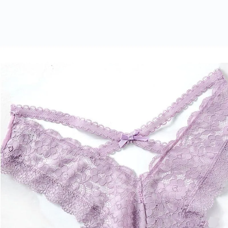 T-BOO Women Sexy Lingerie Fashion Panties Tempting Pretty Briefs High Quality Lace Hollow Out Underpants Intimates Lingerie