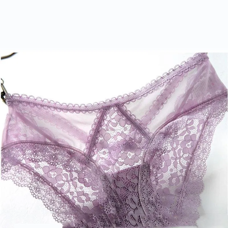 T-BOO Women Sexy Lingerie Fashion Panties Tempting Pretty Briefs High Quality Lace Hollow Out Underpants Intimates Lingerie