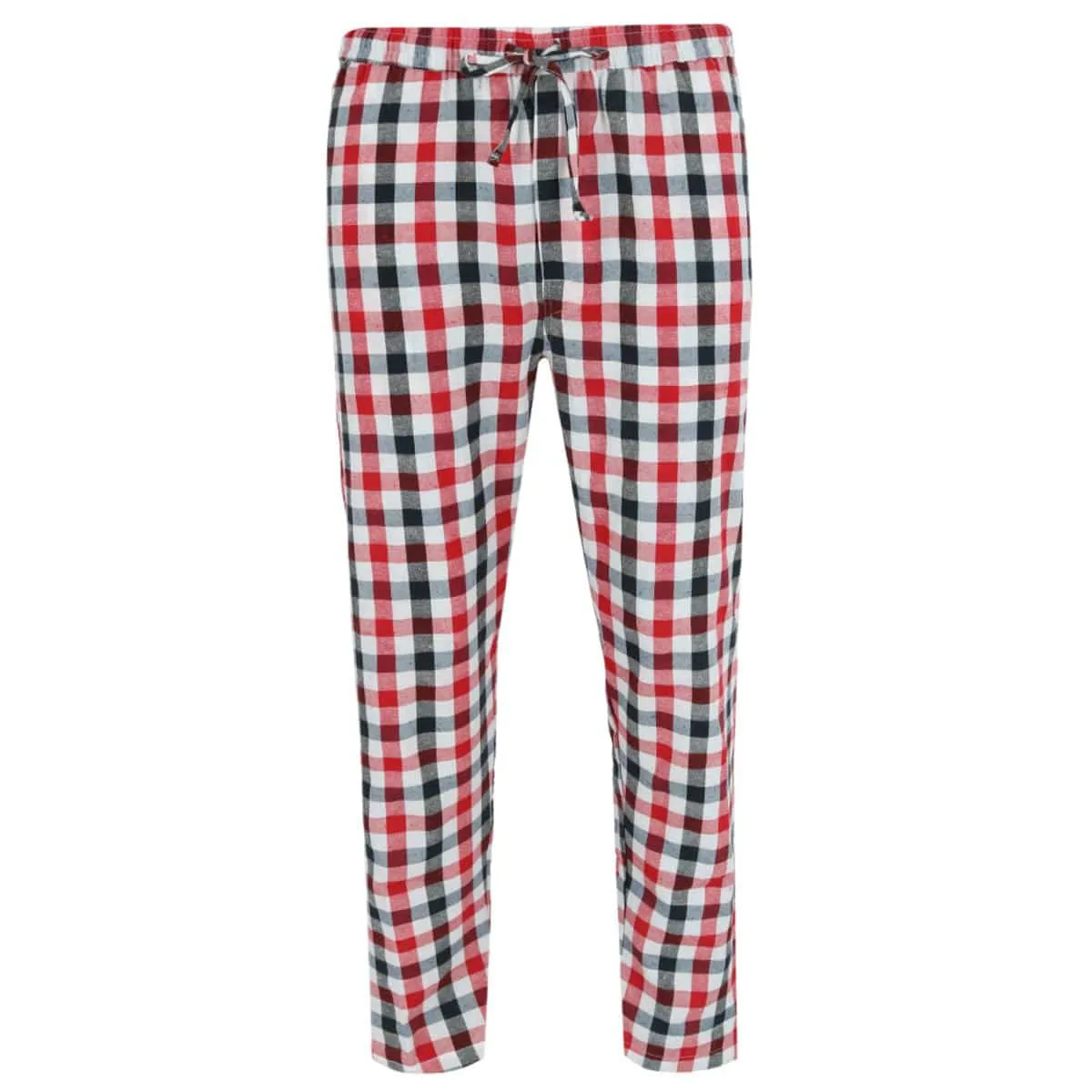 Ten West Apparel Men's Henley Short Sleeve and Plaid Pajama Pant Set