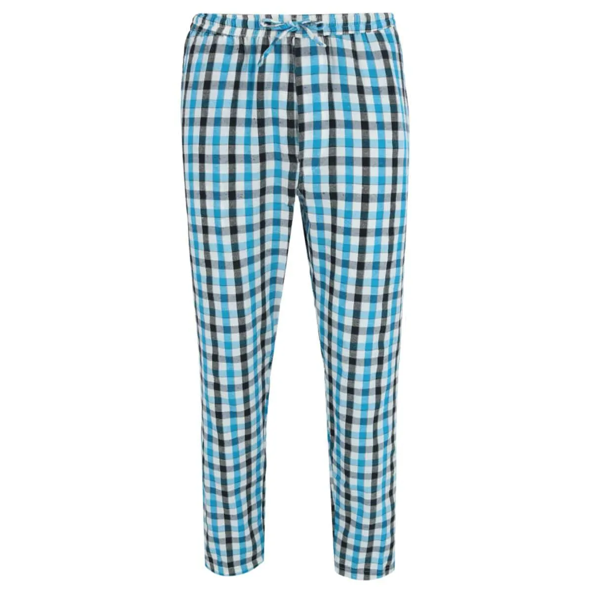 Ten West Apparel Men's Henley Short Sleeve and Plaid Pajama Pant Set