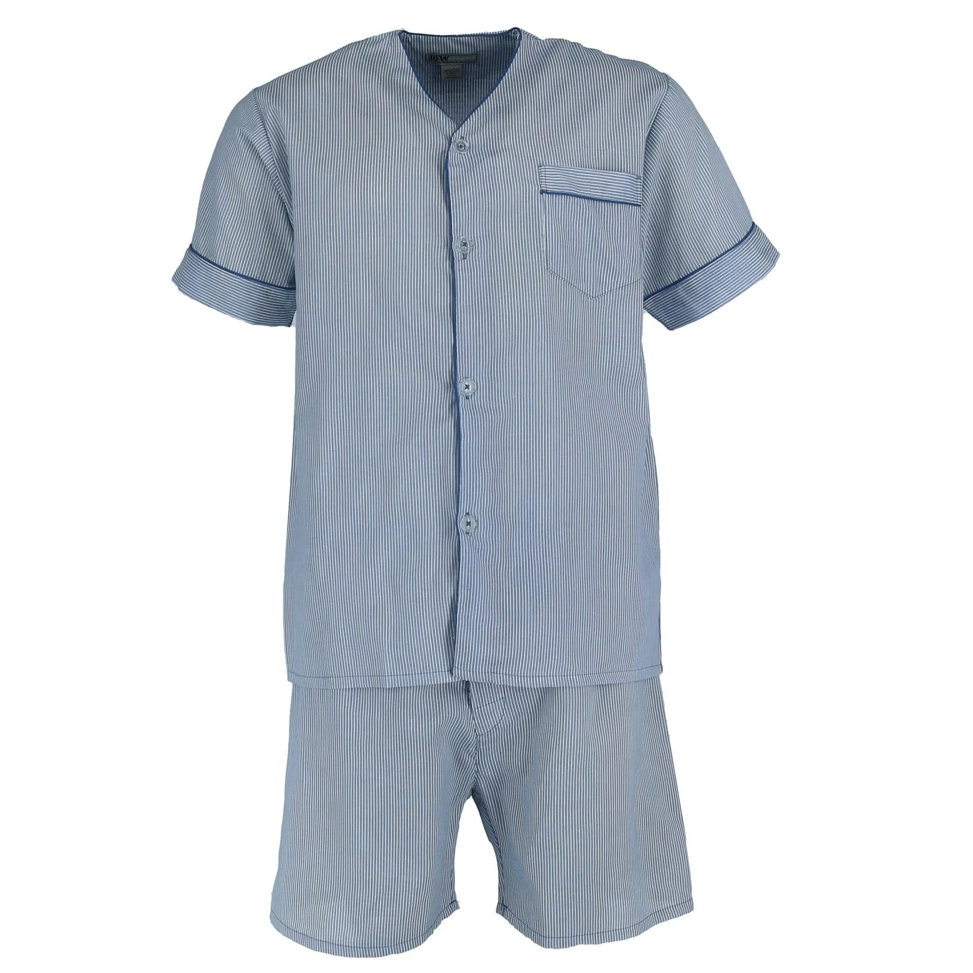 Ten West Apparel Men's Short Sleeve Short Leg Pajama Set