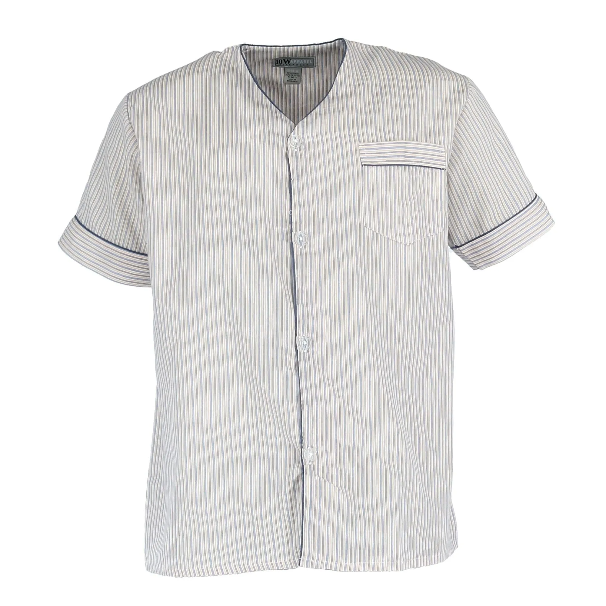 Ten West Apparel Men's Short Sleeve Short Leg Pajama Set