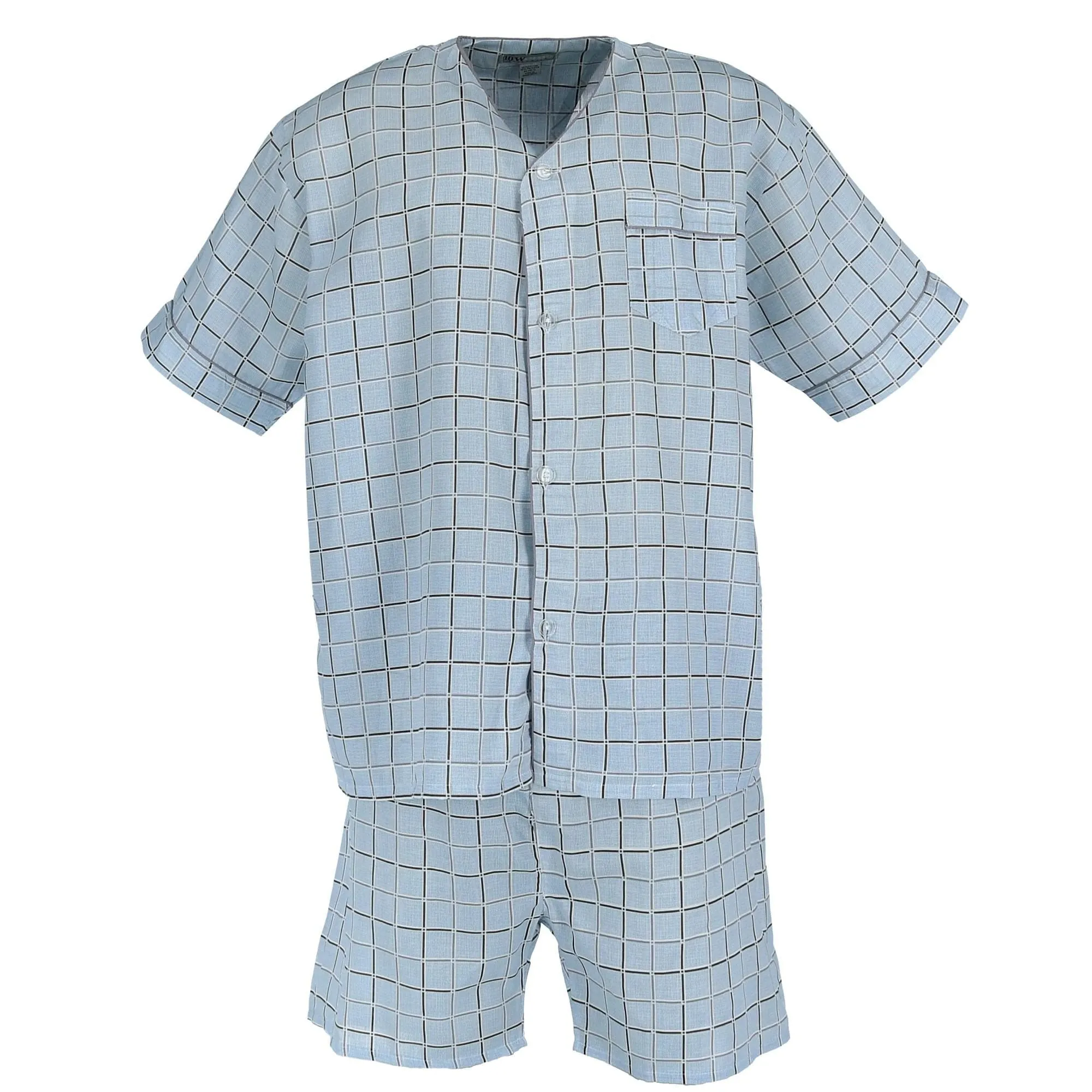 Ten West Apparel Men's Short Sleeve Short Leg Pajama Set