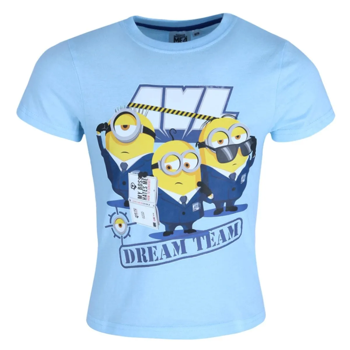 Textiel Trade Boy's Minions Short Sleeve Tee and Shorts Pajama Set