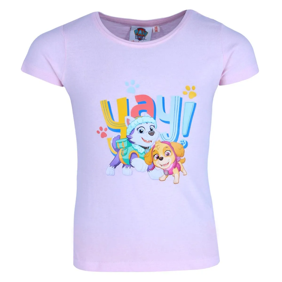 Textiel Trade Girl's Paw Patrol Short Sleeve and Shorts Pajama Set