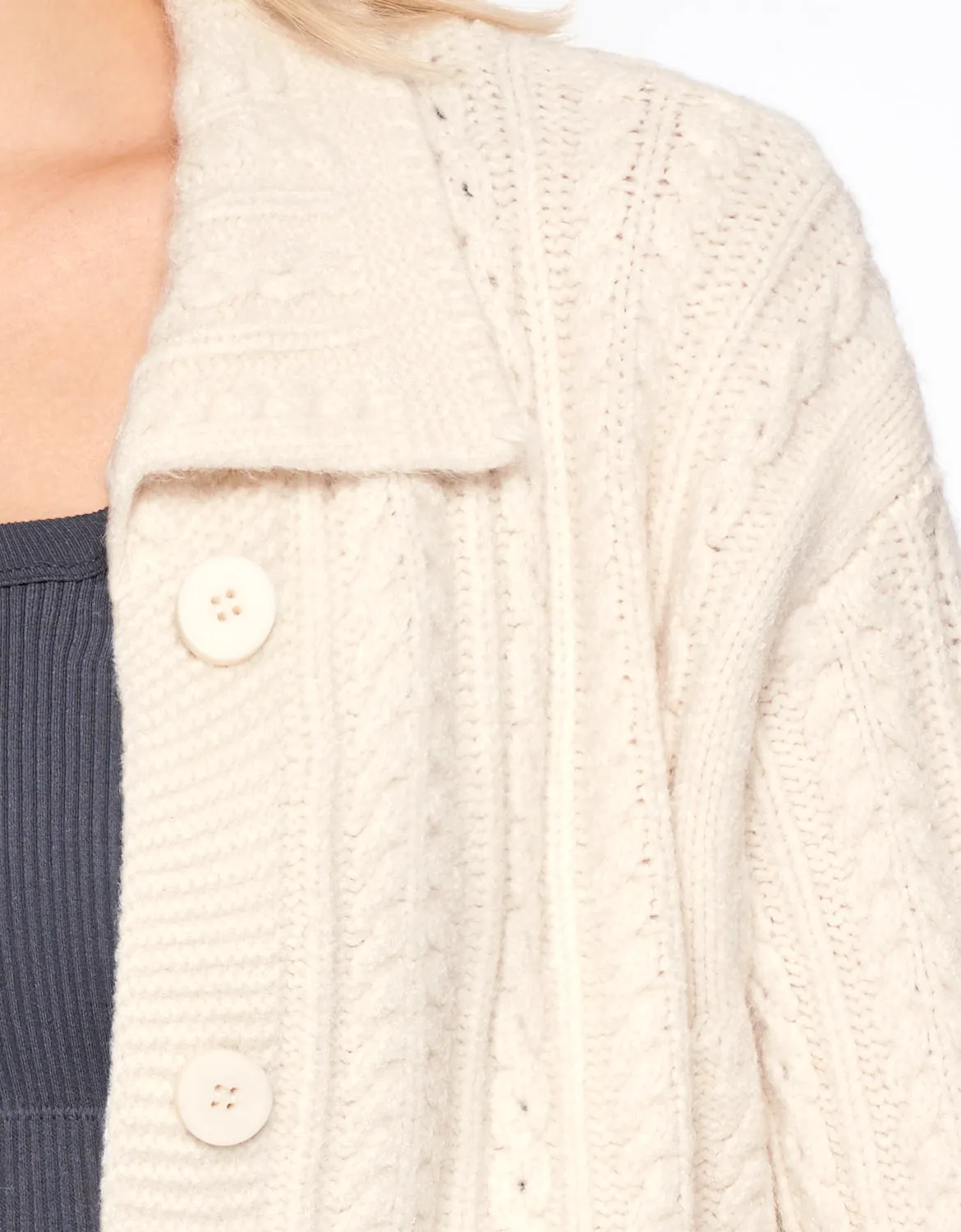 Textured Knit Cardigan