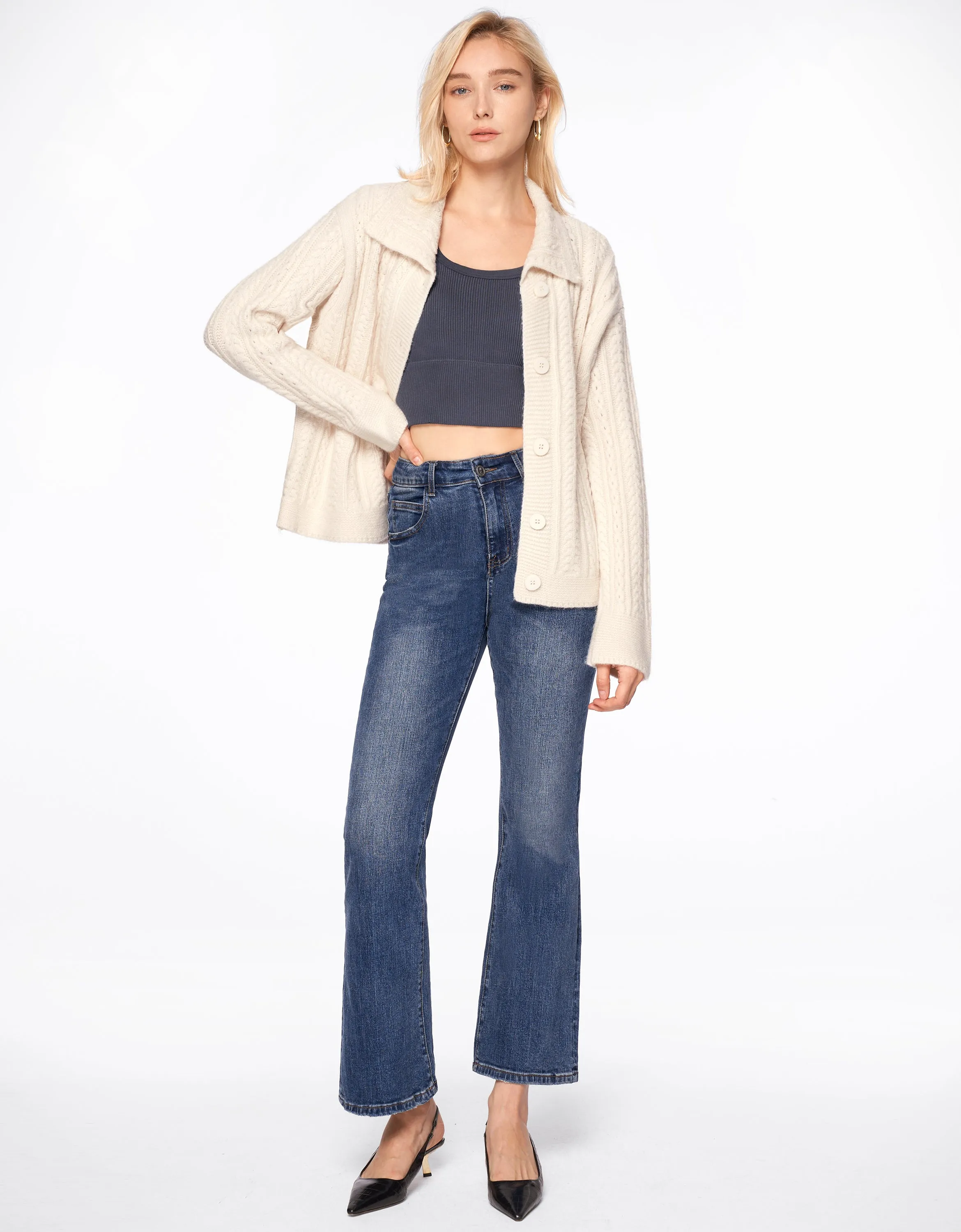 Textured Knit Cardigan