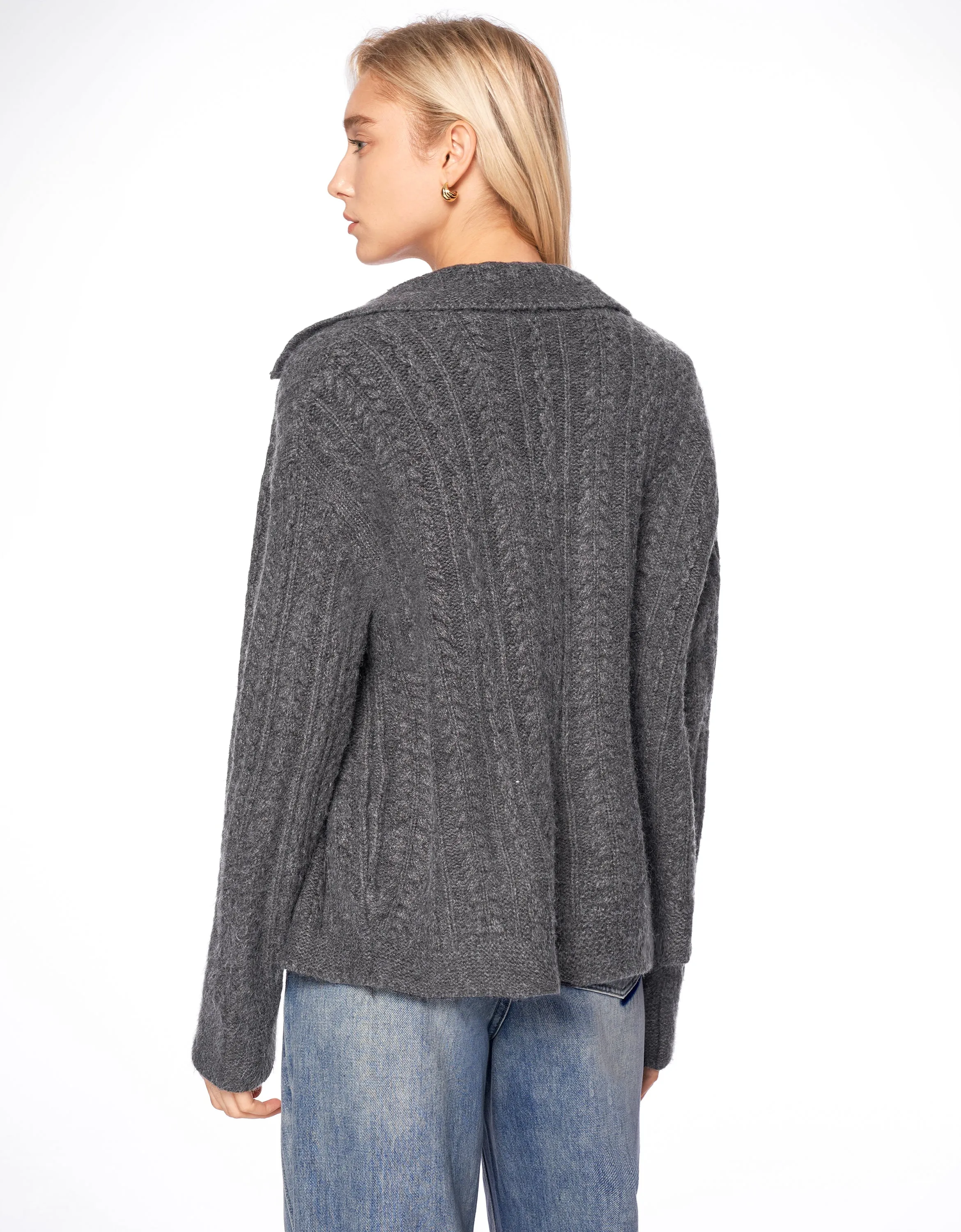 Textured Knit Cardigan