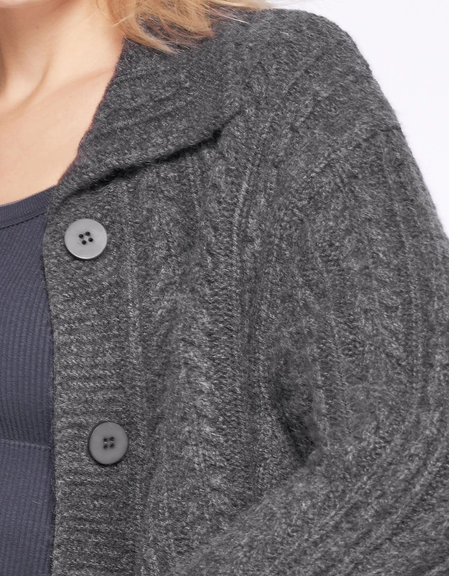 Textured Knit Cardigan