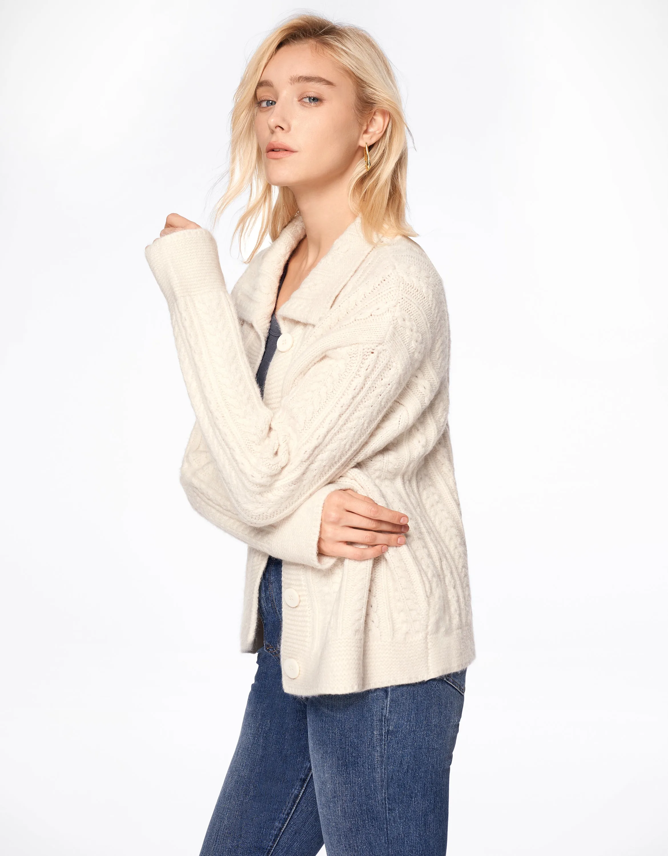 Textured Knit Cardigan