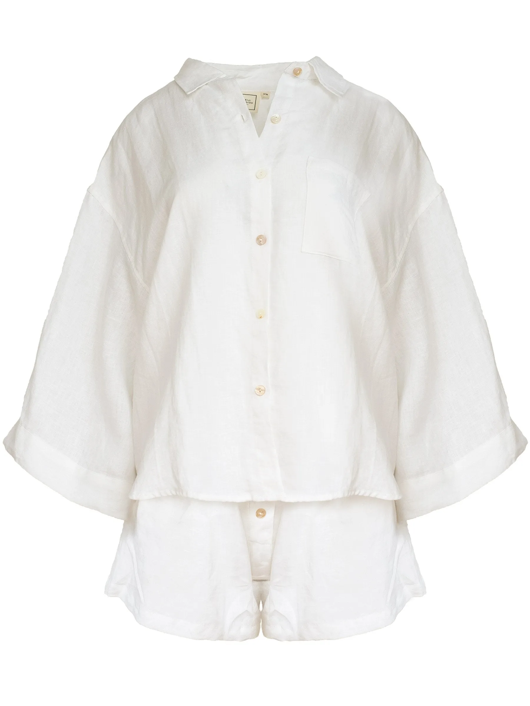 The 03 Linen Loungewear Set Short