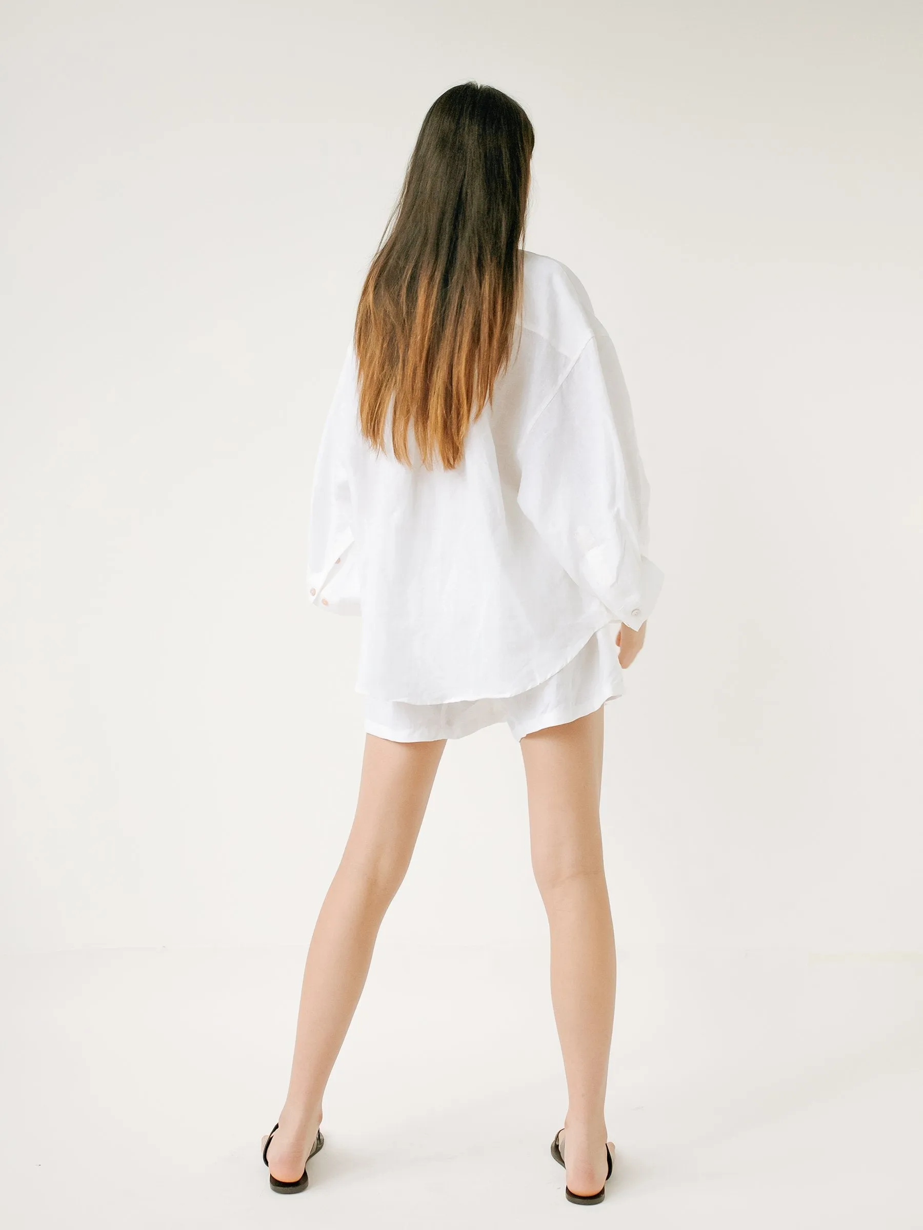 The 03 Linen Loungewear Set Short