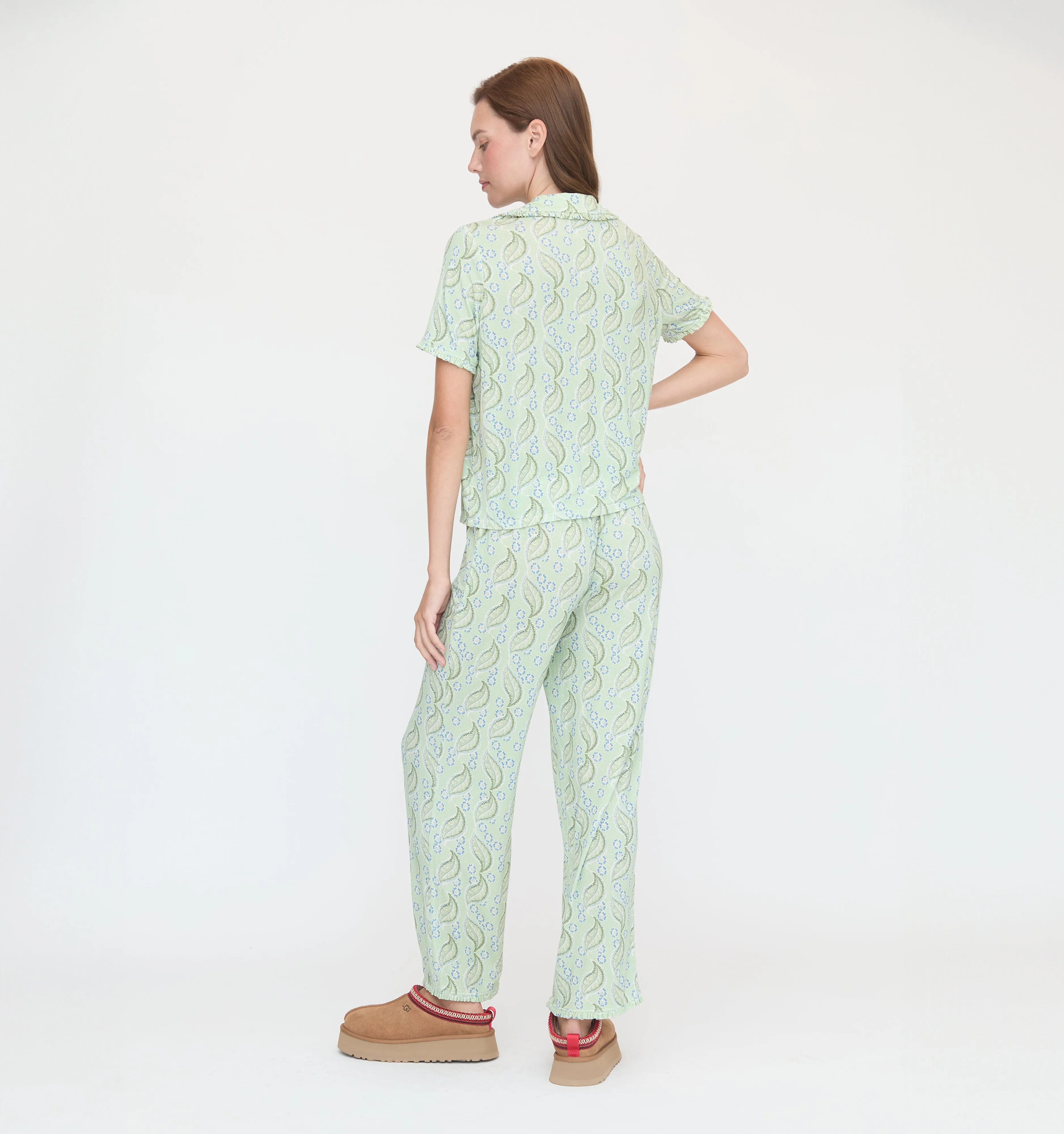 The Marina Pajama Set - F. Steiner & Co. Archive Eucalyptus Floral