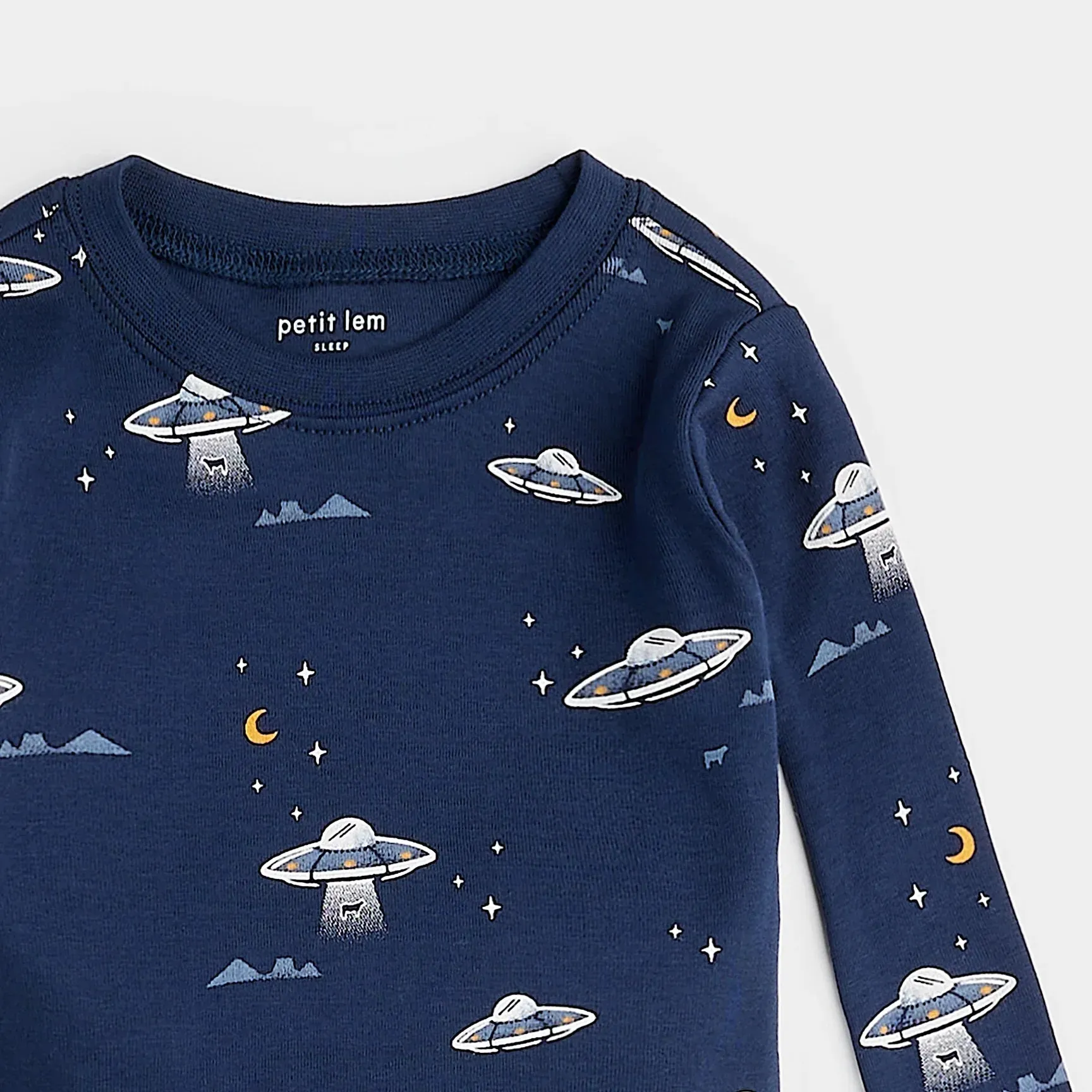 The UFO Pajama Top & Bottom Set - KIDS