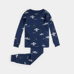 The UFO Pajama Top & Bottom Set - KIDS