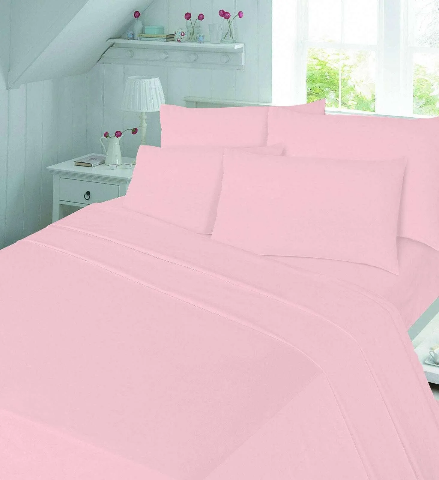 Thermal Flannelette Sheet Set Luxury 4-PC 100% Brushed Cotton All Sizes 7 Colors