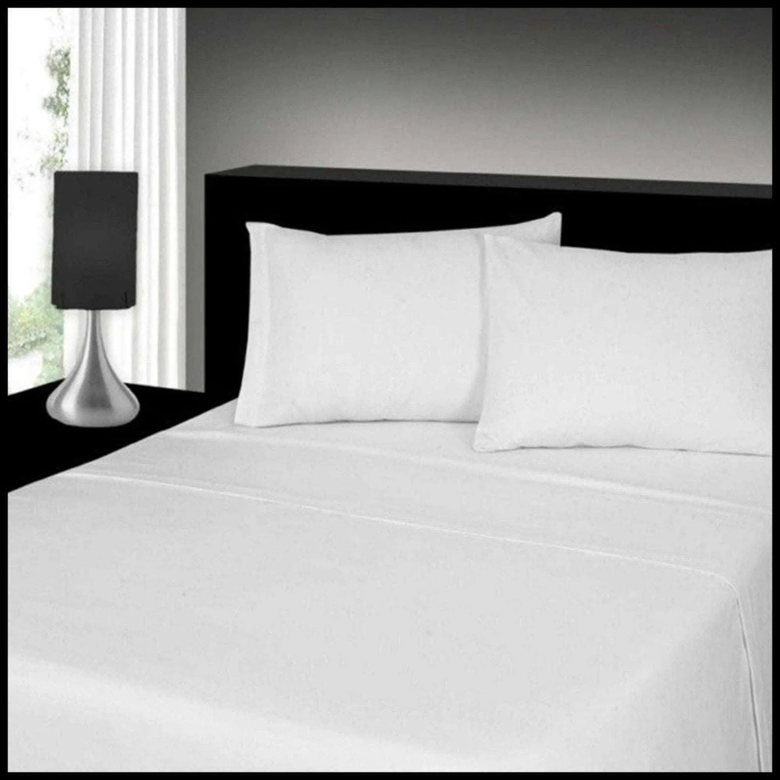 Thermal Flannelette Sheet Set Luxury 4-PC 100% Brushed Cotton All Sizes 7 Colors