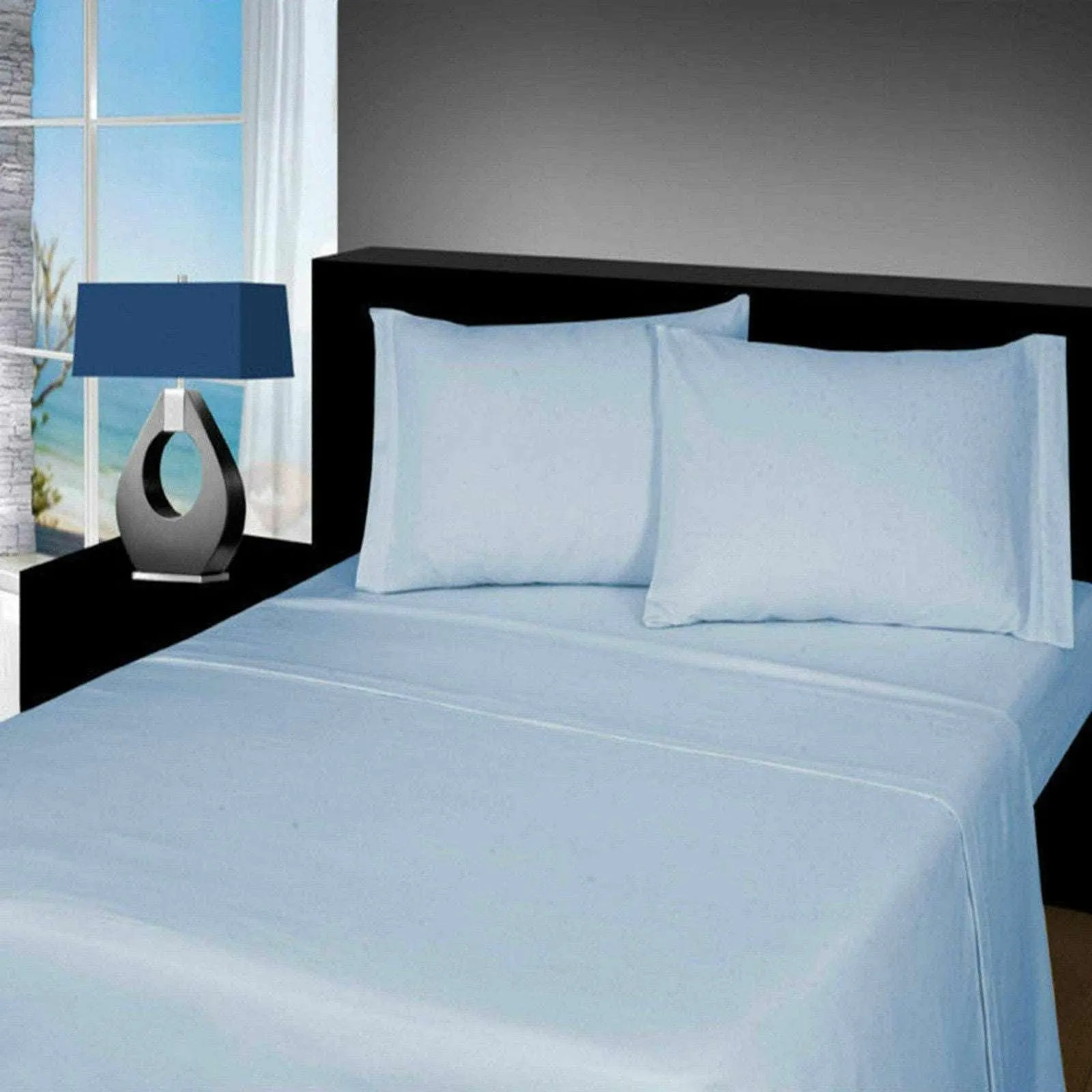 Thermal Flannelette Sheet Set Luxury 4-PC 100% Brushed Cotton All Sizes 7 Colors