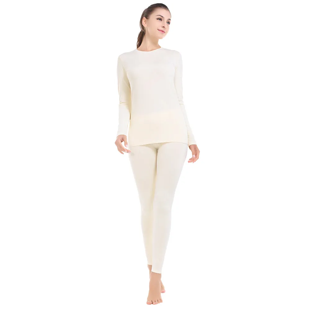 Thermal Underwear for Women Long Johns Set Fleece Lined Ultra Soft