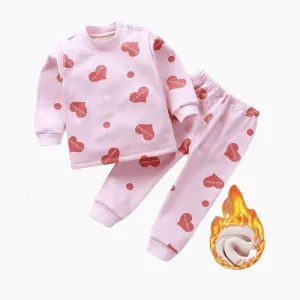 Thick Cartoon Pajamas Set