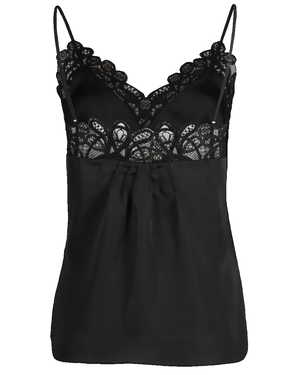 Threaded Lace Camisole Top