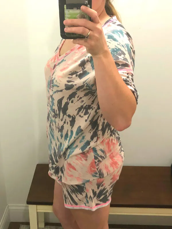 Tie Dye top & short set