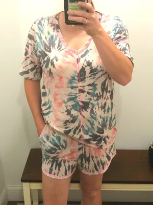 Tie Dye top & short set