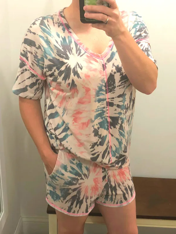 Tie Dye top & short set