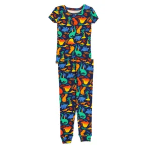 Tommy Bahama Little Boy's 2-Pc Sleepwear Dinosaur Print Soft Cotton Pajama Set