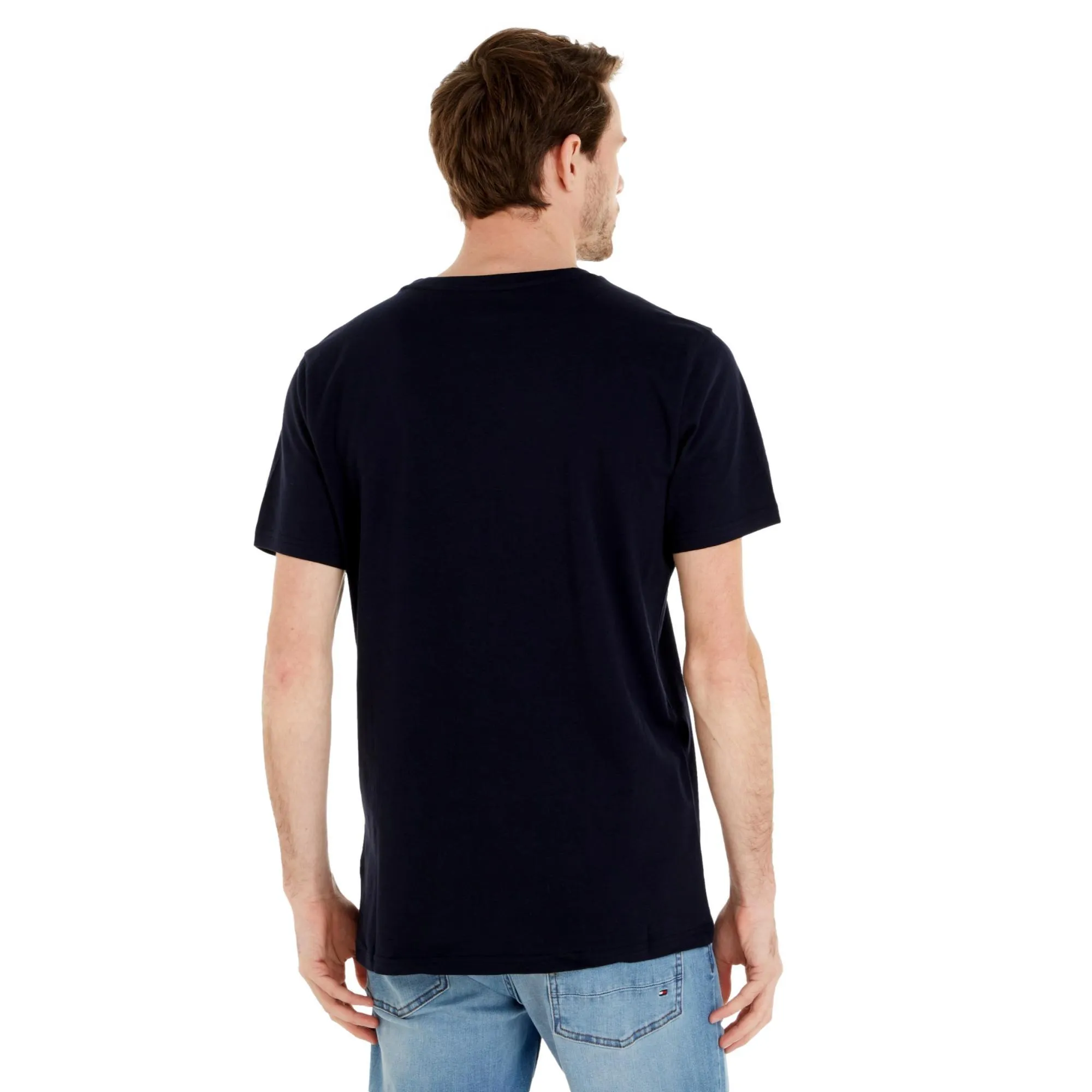 Tommy Hilfiger Men's Logo Short Sleeve T-Shirt - Desert Sky