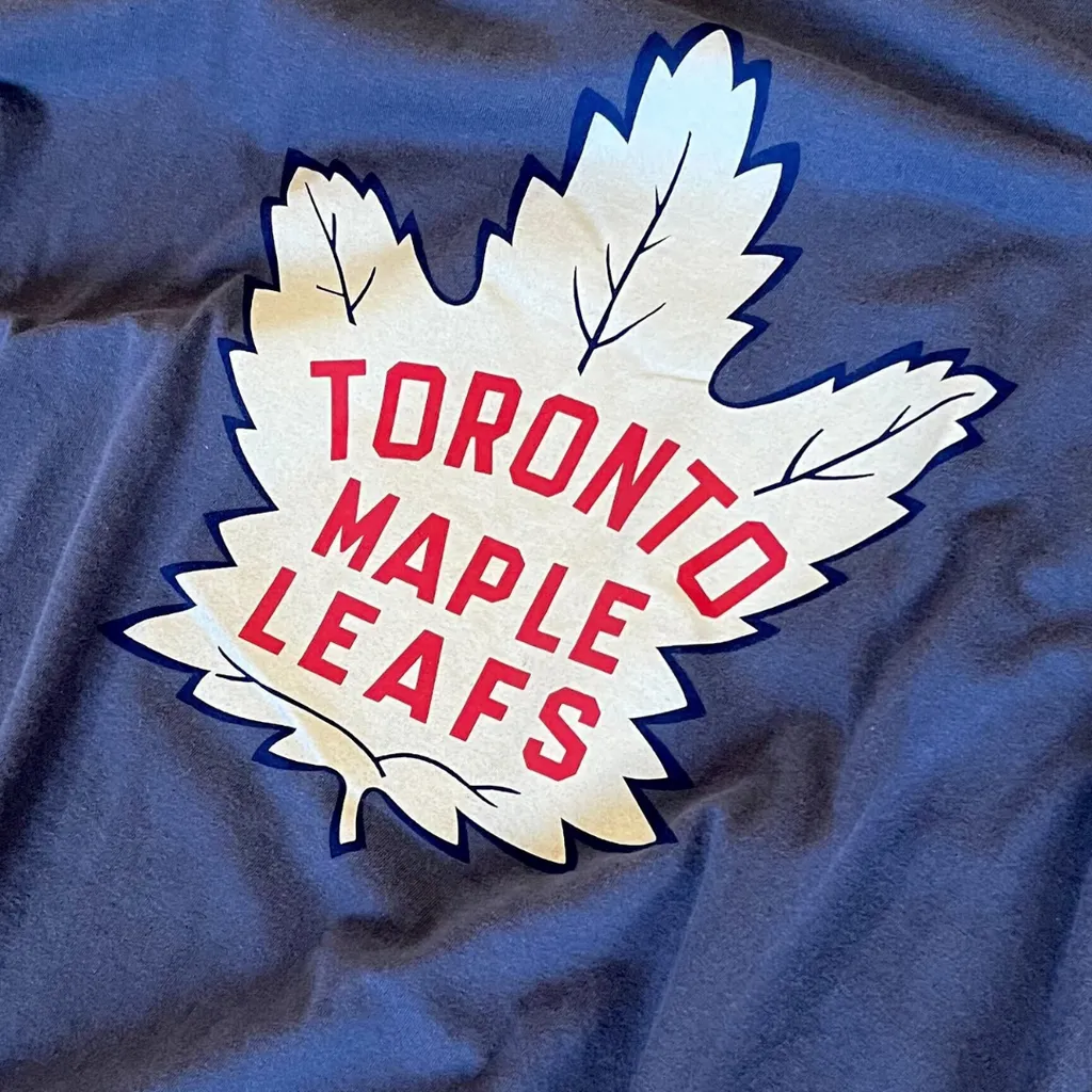 Toronto Maple Leafs NHL Mitchell & Ness Men's Royal Blue Original Fleece Hoodie
