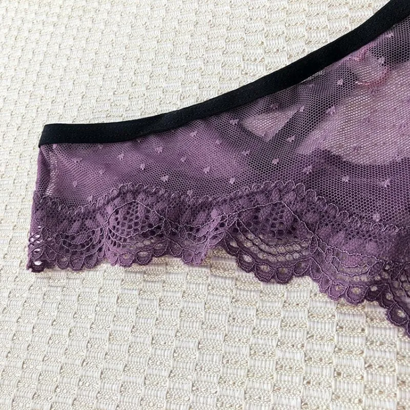 Transparent Lace Panties - Low-Rise Sexy Lingerie for Women | YEZII