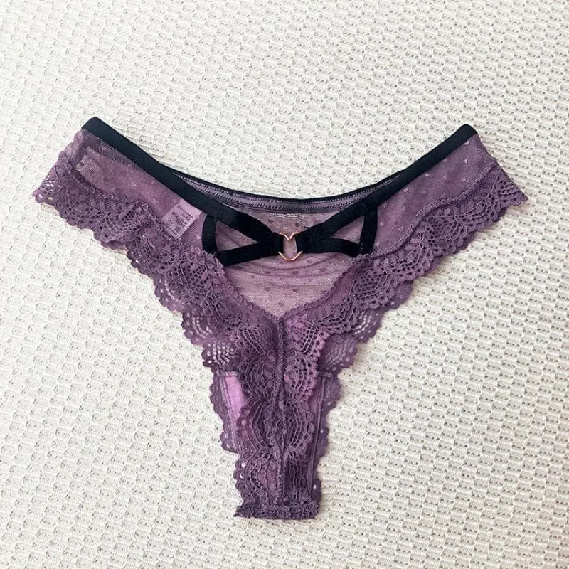Transparent Lace Panties - Low-Rise Sexy Lingerie for Women | YEZII