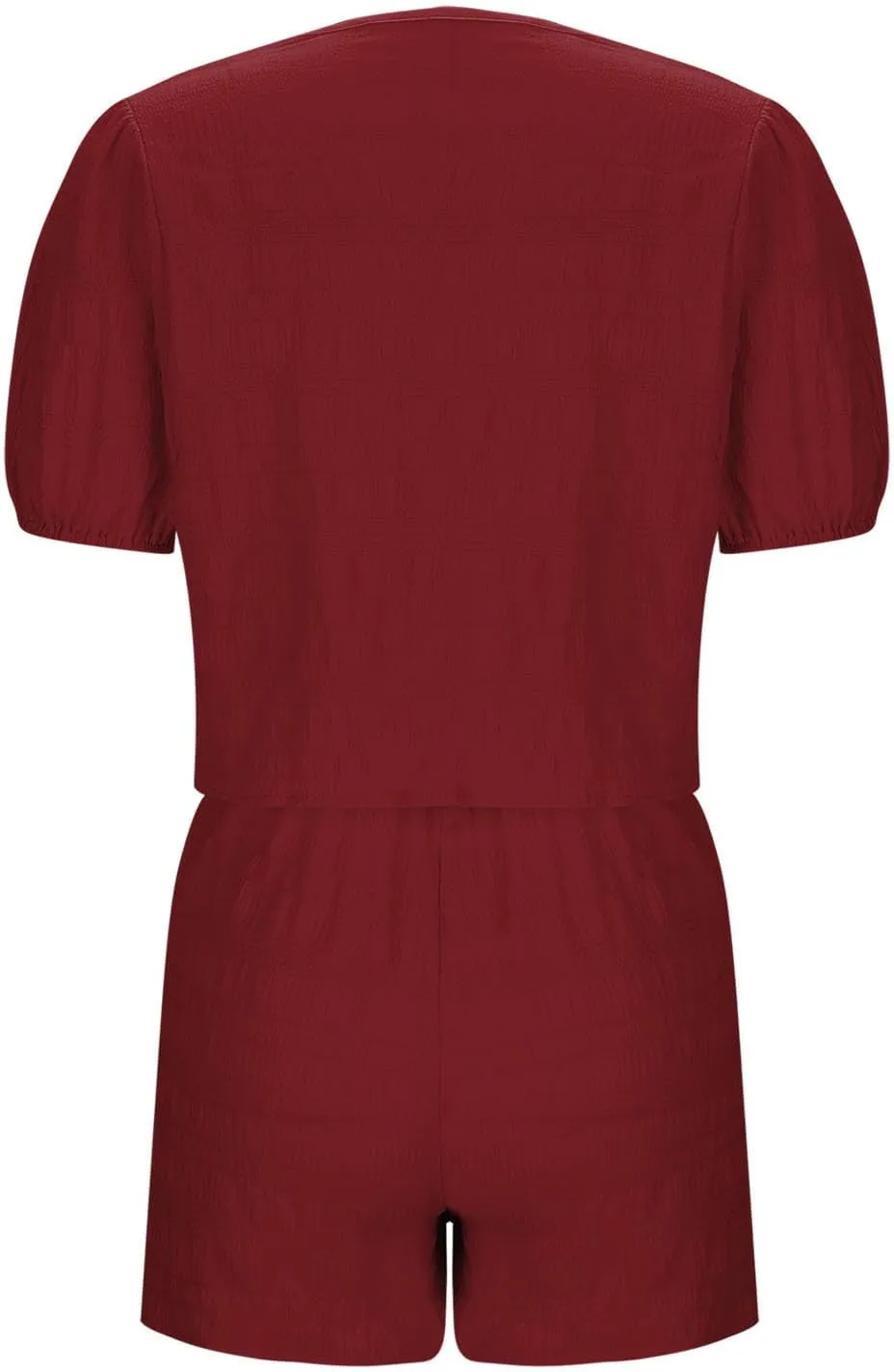 Trendy Summer Outfits for Women 2025 Cute Tie Front Short Sleeve Crop Tops with Shorts Gauze Beach Vacation Clothes