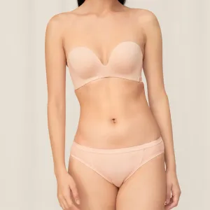 Triumph Invisible Inside-out Non-wired Detachable Bra Natural Skin