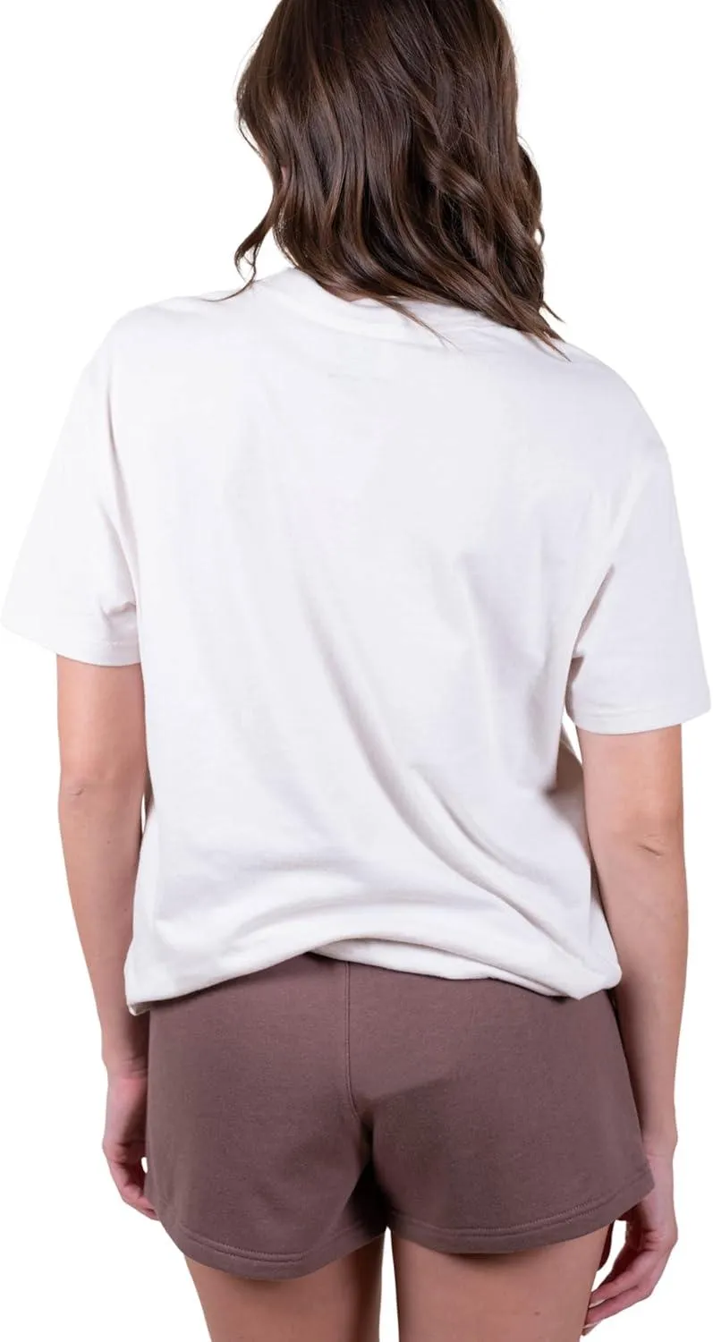 Ultra Game NBA Official Women's Super Soft T-Shirt & Short Set, Miami Heat, White|Miami Heat