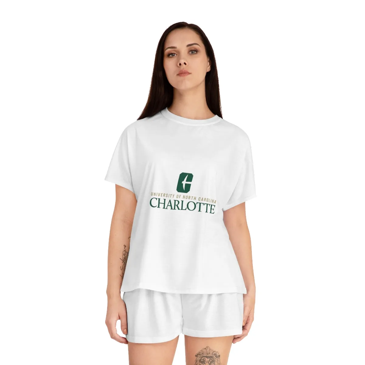 UNCC Women's Short Pajama Set (AOP)