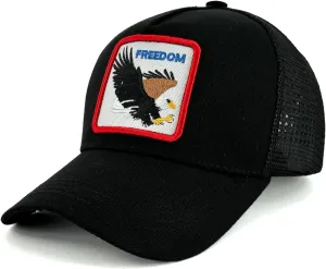 Unisex Embroidered Patch Animals Mesh Trucker Hat Snapback Baseball Cap