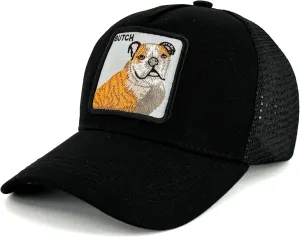 Unisex Embroidered Patch Animals Mesh Trucker Hat Snapback Baseball Cap