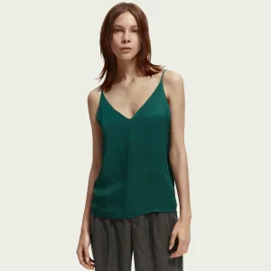 V-Neck Camisole (Blue Spruce)