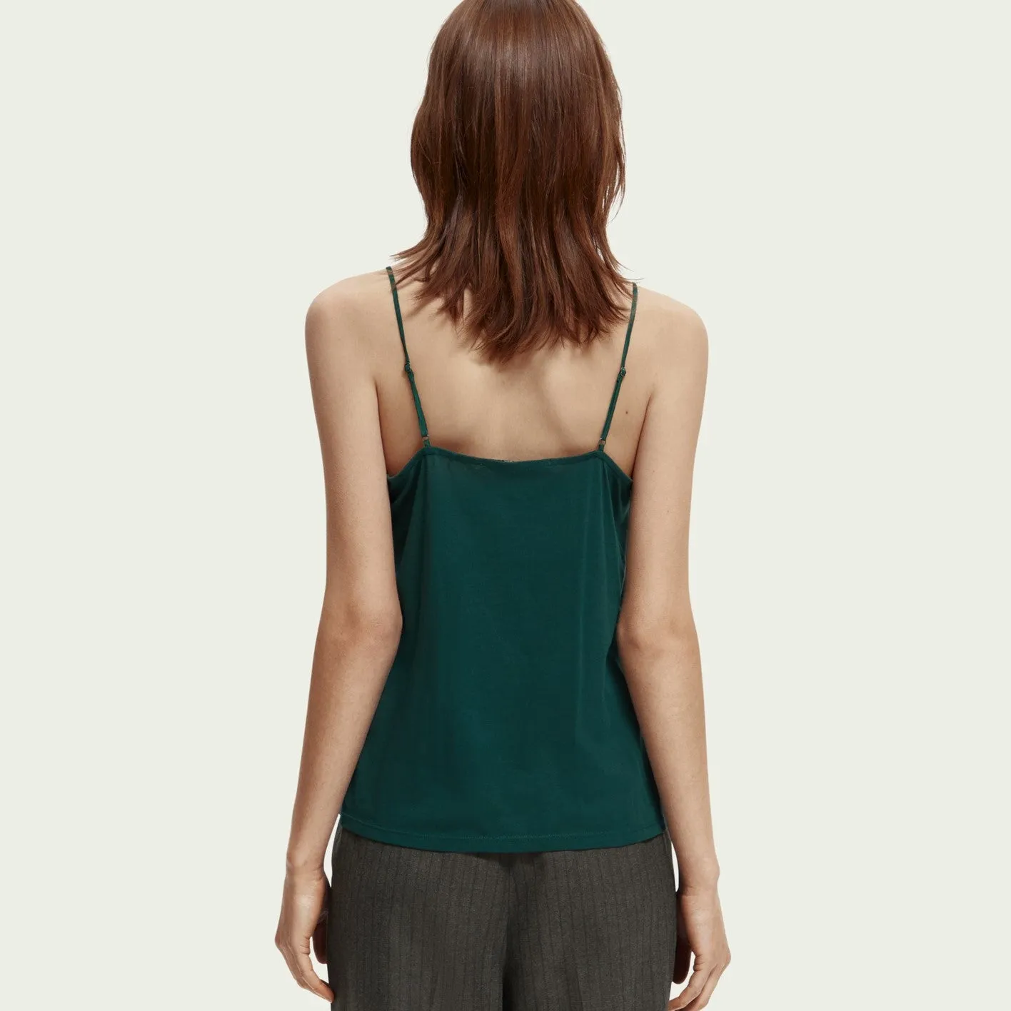 V-Neck Camisole (Blue Spruce)
