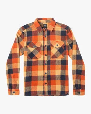 VA Cpo Flannel Shirt - Brick Red