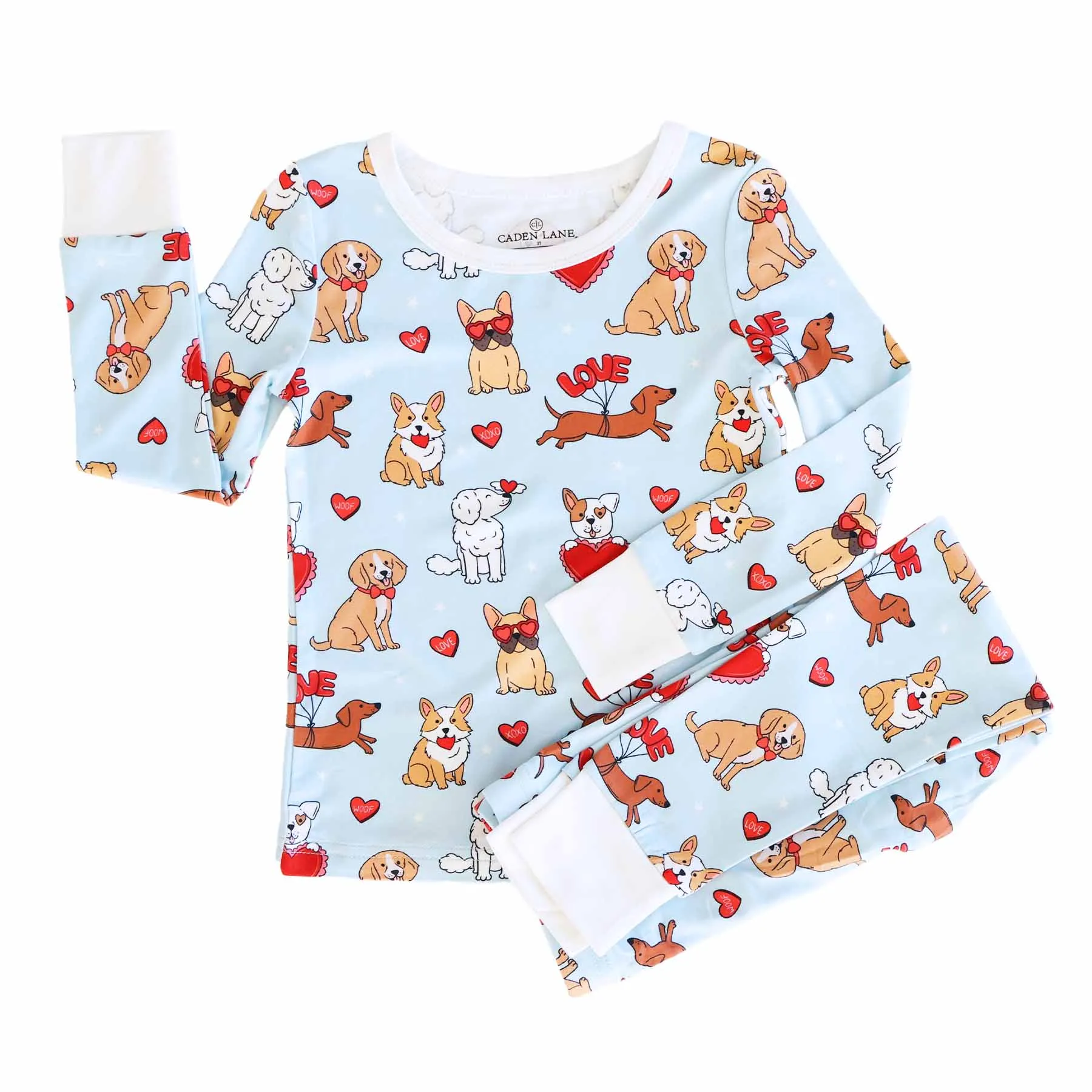 Valentine's Day Two Piece Pajama Sets